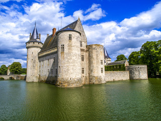Loire Schloss, Schloss Sully sur Loire, Frankreich, Loire-Tal, S