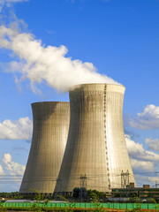 AkW, Atomkraftwerk im Loiretal bei Benne Ouzover sur Loire, Fran