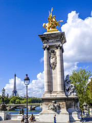 Paris, Pont Alexandre III, Frankreich