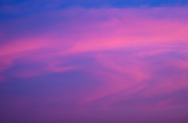 Twilight sky background with Colorful sky in twilight background