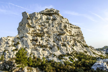 Felswand, Frankreich, Provence, les Baux Provence