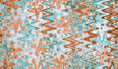 blue and orange vintage color  grunge style wavy pattern  wallpaper background