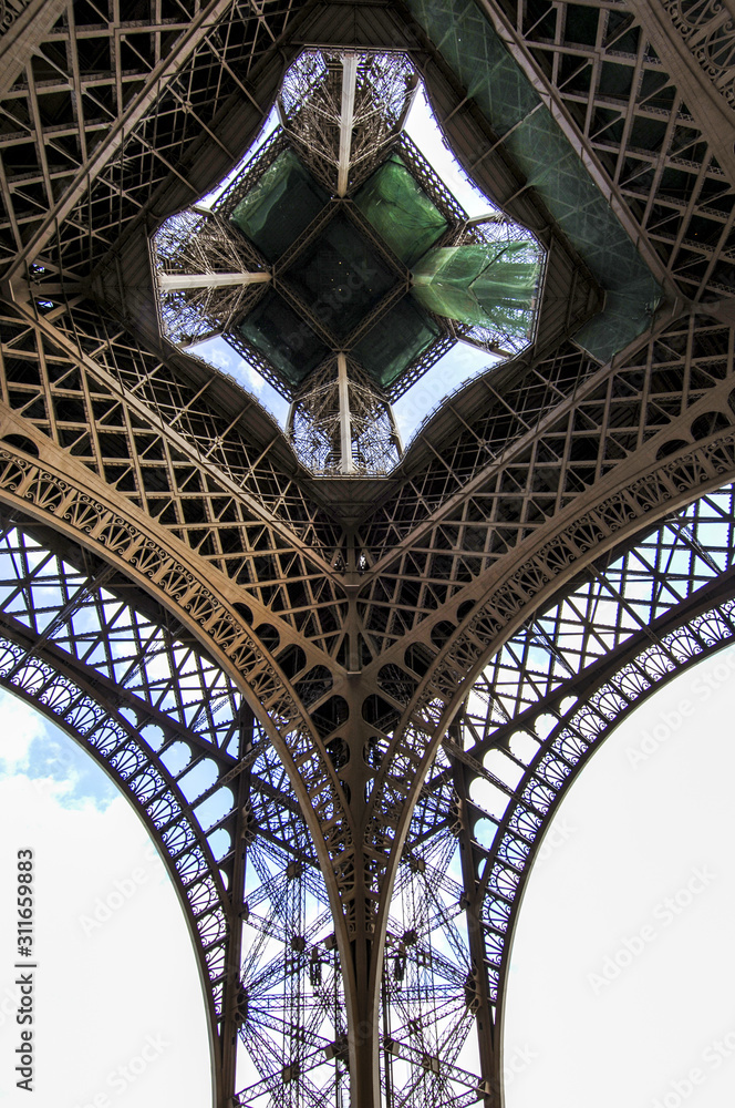 Wall mural Paris, Eiffelturm, Tour Eiffel, Frankreich