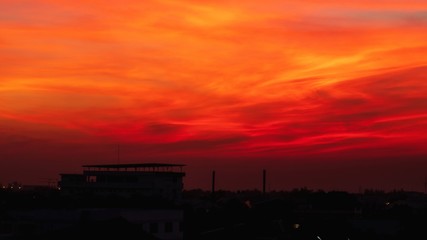 Fototapeta premium Twilight sky background with Colorful sky in twilight background