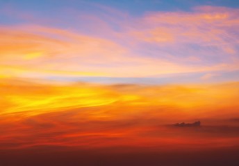 Twilight sky background with Colorful sky in twilight background