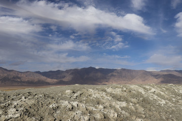Dachaidan Emerald Salt Lake in Qinghai Province, China