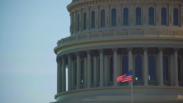 The United States Capitol building.The home of the United States Congress and the seat of the legislative branch of the U.S. federal government. Washington DC, USA. 21 August 2019