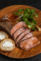 最高級ローストビーフ　Freshly made roast beef