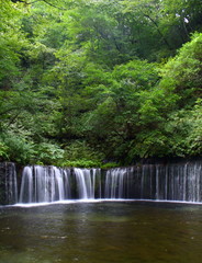 白糸の滝　軽井沢　Shiraito waterfall in Karuizawa