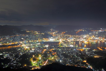 日本三大夜景　長崎　稲佐山展望台から