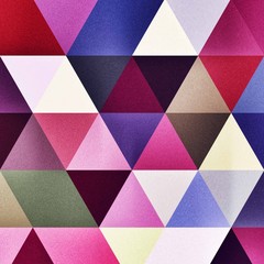 Colorful triangles pattern background. Background texture wall and have copy space for text. Picture for creative wallpaper or design art work.