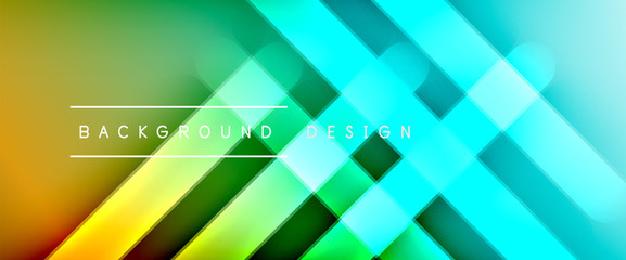 Dynamic trendy fluid color gradient abstract background with flowing wave lines. Vector Illustration