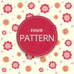 vector seamless flower floral pattern