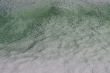 Dachaidan Emerald Salt Lake in Qinghai Province, China