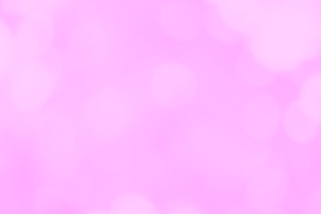 Abstract pink bokeh background. Sweet and romantic. Valentine's day. Copy space for any text design..