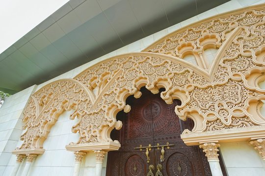 Astaka Morocco or Morocco Pavilion in Putrajaya, Malaysia.