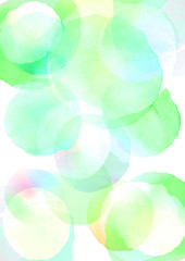 水彩手描き　春　背景イラスト