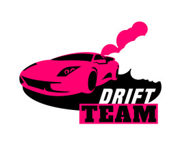 Drift Car Logo