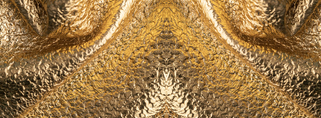 Golden shiny banner background.