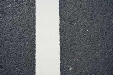 Fototapeta premium White traffic color line Under construction
