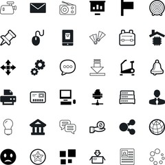web vector icon set such as: action, man, tool, creative, station, direction, eye, greece, multimedia, tie, big, weight, season, retro, government, lamp, book, shiny, emblem, motion, pinned, healthy