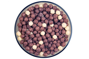 Colored light snacks. Breakfast in the plate. Diet and calories. Dessert food.