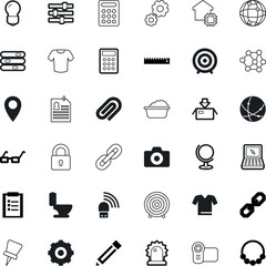 web vector icon set such as: hobby, sphere, international, mechanism, adapter, emergency, necklace, linked, learning, Graduation, lock, bulb, entertainment, lamp, luxury, reading, level, outline