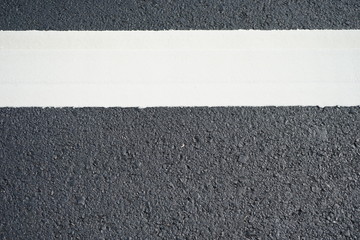 Fototapeta premium White traffic color line Under construction