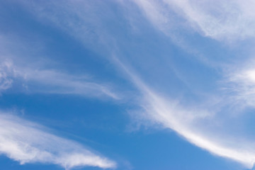 Fototapeta na wymiar Sky image, white cloud as background.