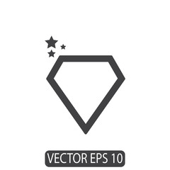 Diamond icon design vector template