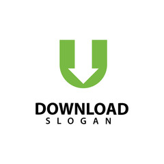 download logo template design vector, illustration icon