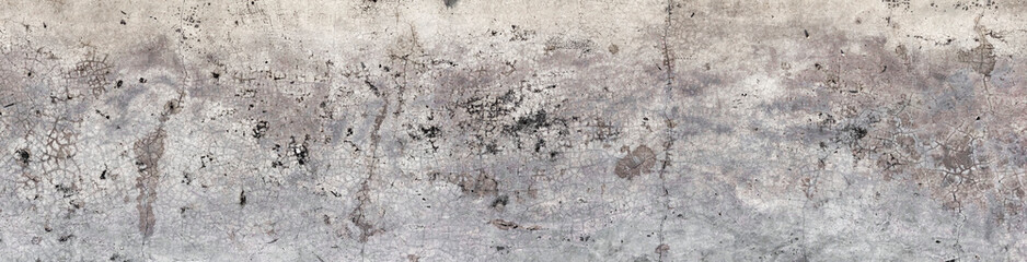 Panorama,Old Wall with Moldy Peeling White Painting from Humidity. Cracked White Wall as Rusty Concrete Weathered Wall Grunge Background or Abstract Backdrop Wallpaper Vintage Texture Design