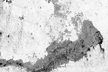 Texture of a concrete wall with cracks and scratches which can be used as a background