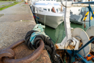 Granville in der Normandie Frankreich Hafen