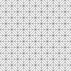 Seamless pattern geometric.Black and white background.Design for background
