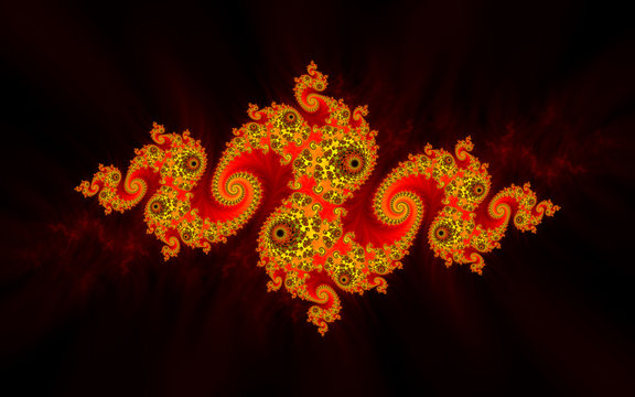 Fototapeta fractals, fractal background