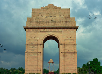 Fototapeta na wymiar beautiful view of India gate in New Delhi