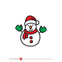 Fototapeta na wymiar Pictograph of snowman for template logo, icon, and identity vector designs.
