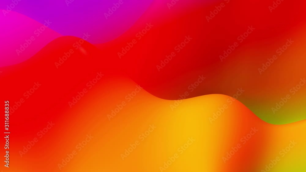 Poster 4k seamless loop with abstract fluid gradients, inner glow wavy surface. beautiful color gradients a