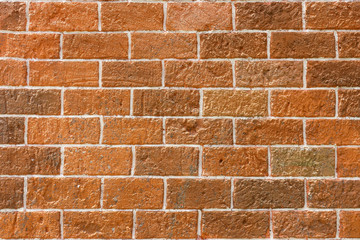 old red brick wall background