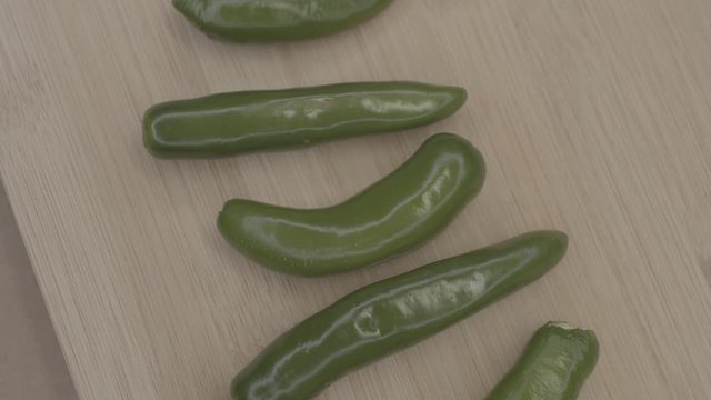 Green chili ungraded raw footage