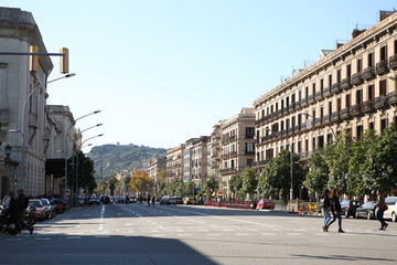 Montjuic mountain view