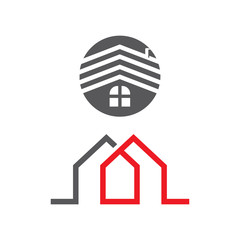 Property and Construction Logo Template vector symbol