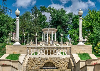 Obraz premium Cascading stairs in Chisinau, Moldova