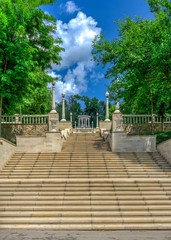 Cascading stairs in Chisinau, Moldova
