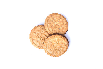 Several tasty hispanic snack cookies stacked together