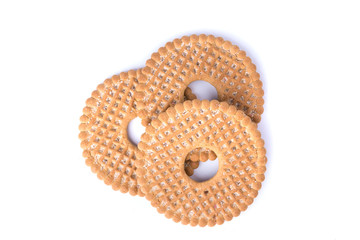 Several tasty hispanic snack cookies stacked together