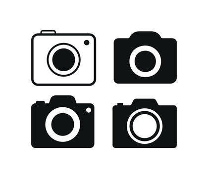 camera group trendy icon vector symbol