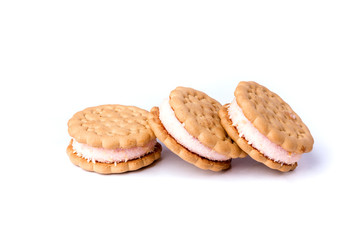 Several tasty hispanic snack cookies stacked together