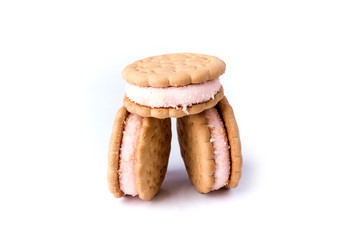 Several tasty hispanic snack cookies stacked together